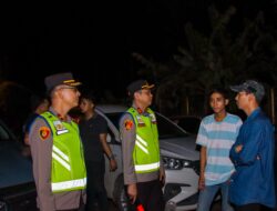 Polres OKI Gelar Razia Gabungan di Malam Ramadan, Amankan 27 Kendaraan dan 4 Pelaku Tipiring