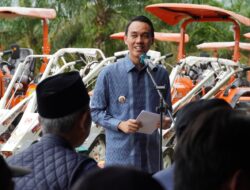 Bupati Ogan komering Ilir terpilih H. Muchendi Dorong Petani OKI Memperoleh Nilai Tambah dari Bantuan Alsintan