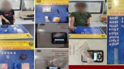 Satres Narkoba Polres Muba berhasil amankan pengedar narkoba di dua lokasi berbeda.