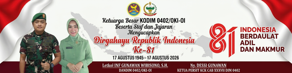Banner HUT RI Kodim 0402